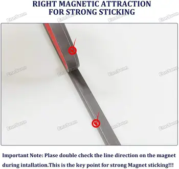 11mm Largă A+B Bandă Magnetică | Magnet Benzi pentru Ecran Zbura și Plasă de Țânțari | Auto-Adeziv Magnet Rola Partea a și B